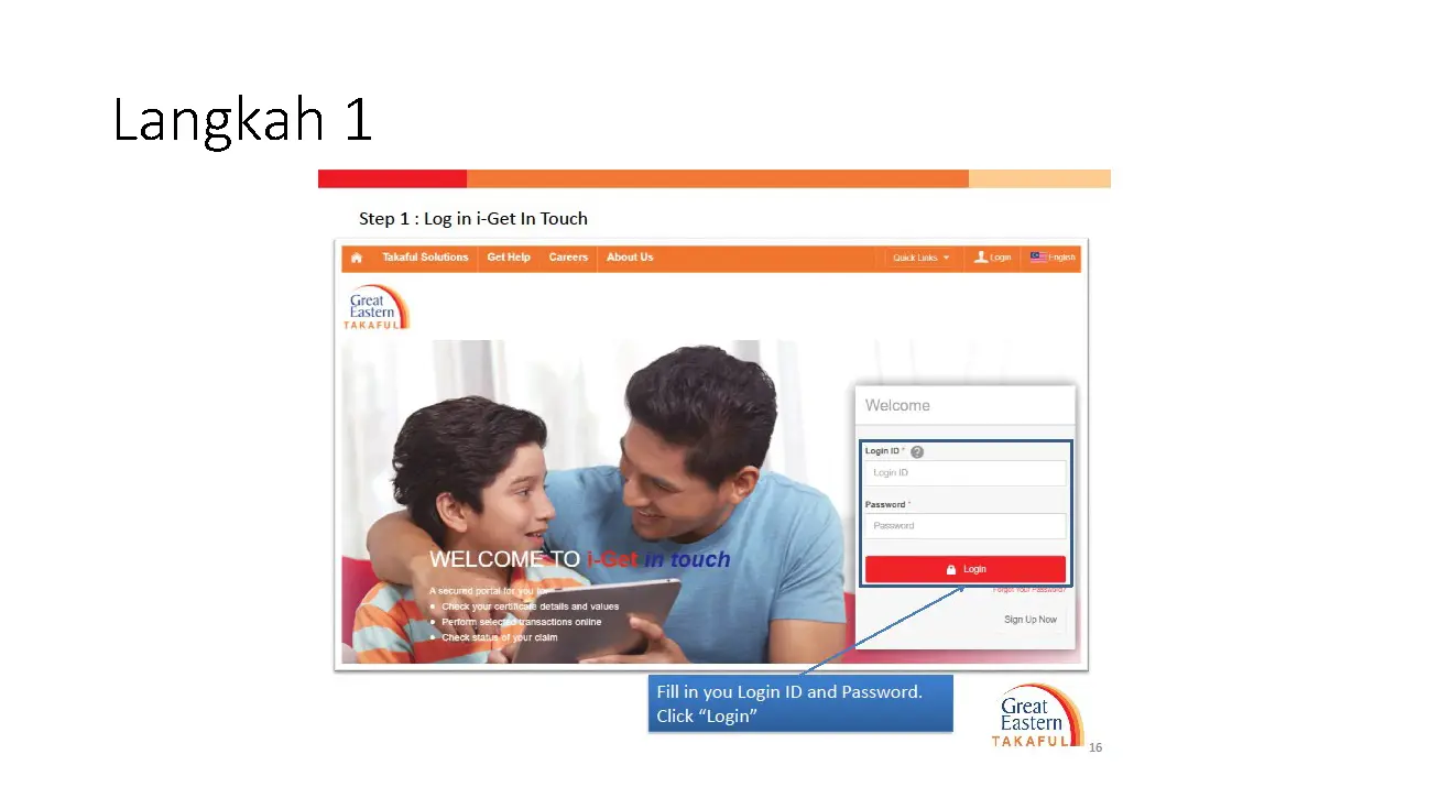 cara download yearly statement great eastern takaful